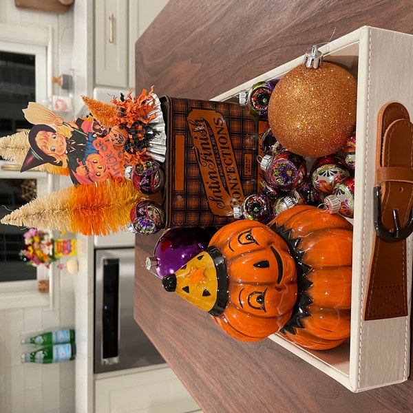 Retro Witch Decor Vintage Witch Decor Happy Halloween Decoration Retro ...