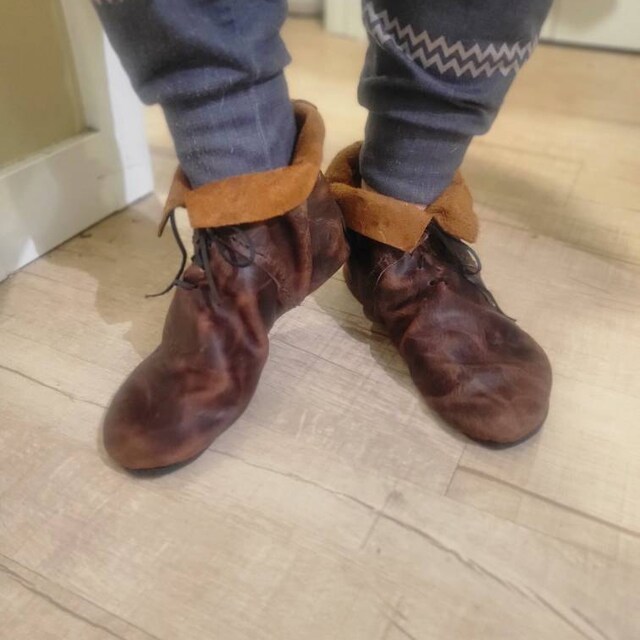 Medieval Front Lace Boot Turnshoe Kit for men and women (pattern