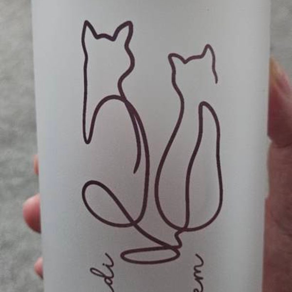 Tiny Cat Overlord Christmas Photo - Personalized Custom Tumbler main image 0