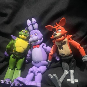 ボニー - FNAF - フルカラー可動アクションフィギュア、ファイブナイツ