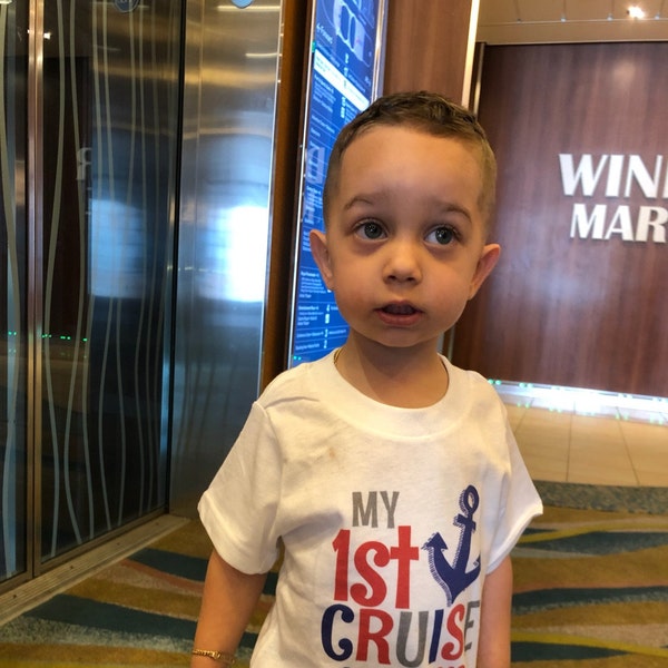 My 1st Cruise Shirt or Bodysuit Boys Personalized Anchor Cruise T-shirt ...