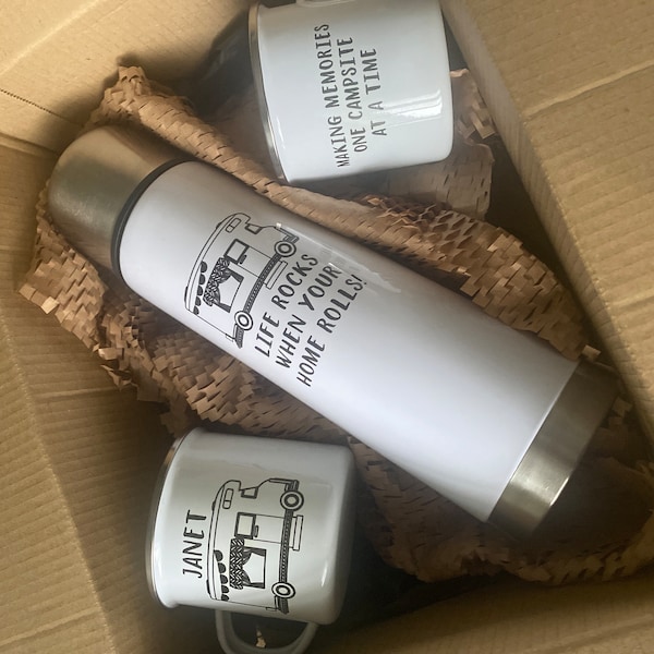 Mug Personnalisé Carthago - 300ml Blanc Pour Camping-car Et Voyage - Neuf