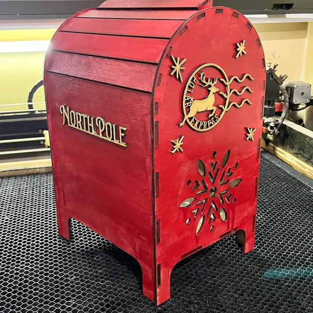 North Pole Express Post Letters To Santa Christmas Mailbox – Crafty Home  Creations By Michelle