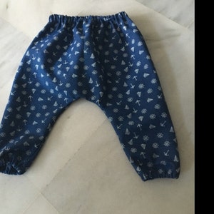 Harem Pants Pattern, Baby Sewing Pattern, Baby Harem Pants Pattern, PDF ...