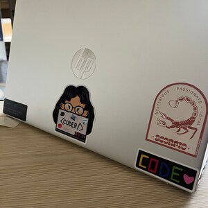 HTML CSS Javascript Transparent Stickers Coding | Etsy