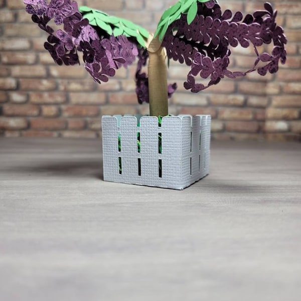 Mini Wisteria Tree Papercraft Template for Cricut and Silhouette | SVG ...