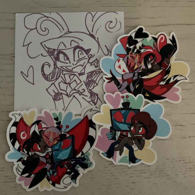 Hazbin Hotel Playmats [B Grade, Sizes Vary] - Etsy