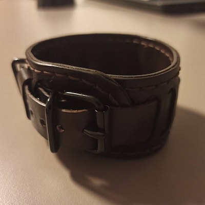 Steampunk Wristband Leather Pattern: Pdf Pattern Leather Pattern Pdf ...