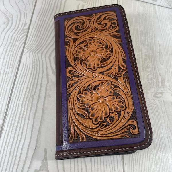Leather Card Holder Minimalist Wallet Pattern/leather Card Holder
