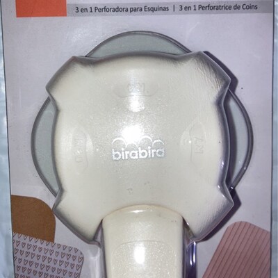 Bira Craft 3/8 Inch Butterfly Shape Paper Punch - Lever Action Craft Tool For Scrapbooking