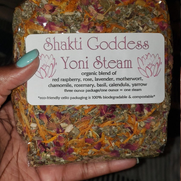 YONI STEAM Organic Herbs Blend 3 Oz Bulk Package Vaginal Steaming Herbs ...