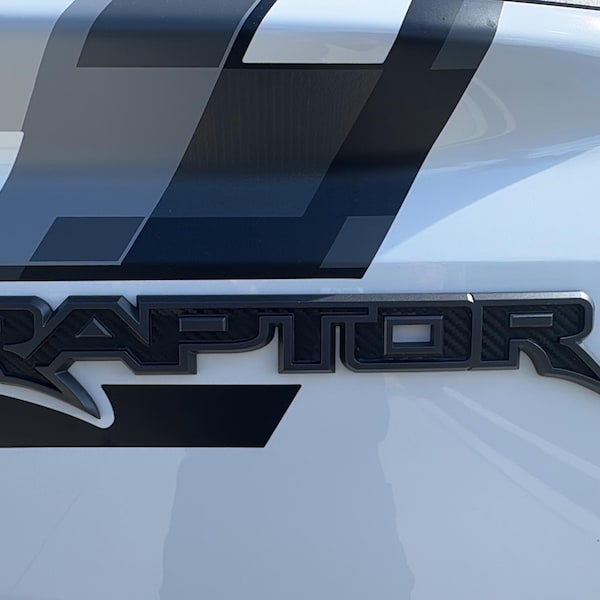 2024-2026 Ford Ranger Raptor Tailgate Inlays - Vinyl Decals Stickers ...