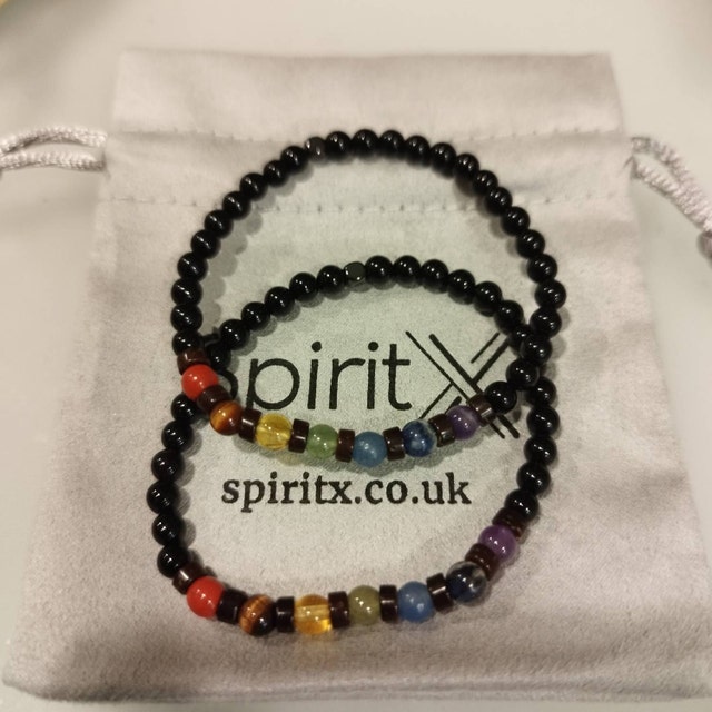 Dainty Chakra Bracelet With Coconut Shell Spacers - Spirit Connexions