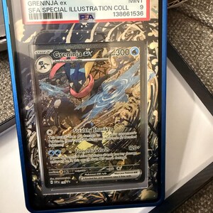 ゲッコウガ EX SAR プロモ カスタムポケモン グレード付きディスプレイ