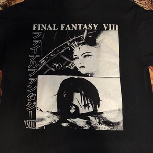 Final Fantasy VIII - T-shirt - Squall and Edea - Etsy