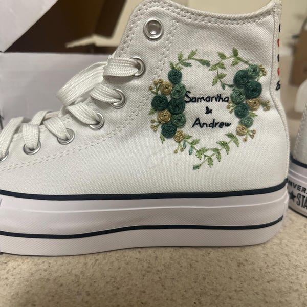 bride converse high tops