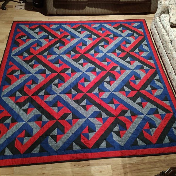 Interwoven Quilt Pattern - Etsy