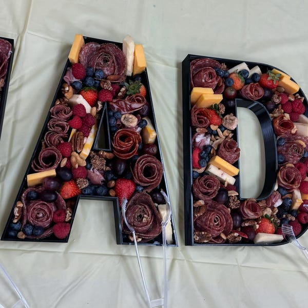 Custom Colored Reusable Fillable Letters Numbers Boxes Trays for ...