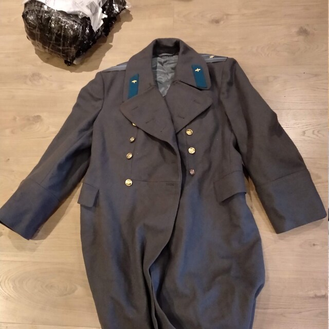 Soviet USSR Military Army Officer Gray Wool Overcoat Heavy Soviet USSR Military Army Officer Gray Wool Overcoat Heavy