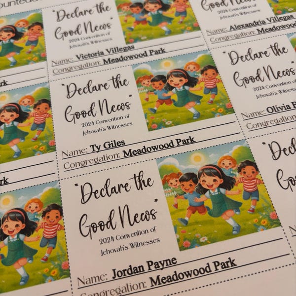 2024 JW Kids Meeting Worksheets, for 512 Years Old, Bible Study, PDF