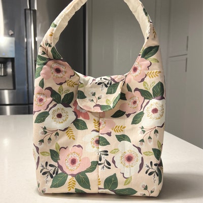 Lunch Bag Insulated Mustard Floral - Etsy