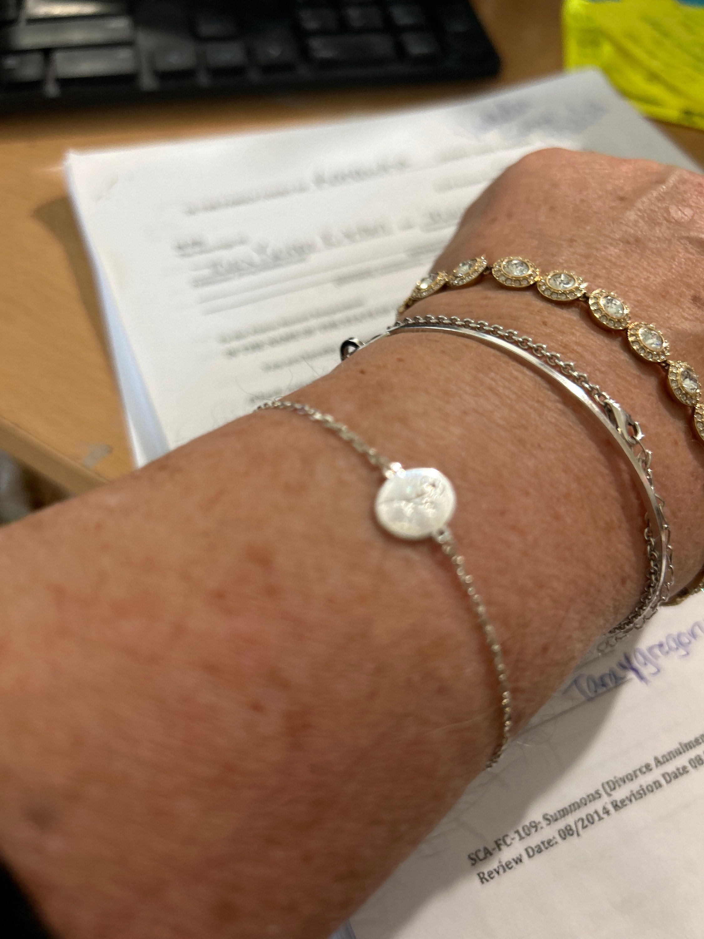 Tiny Birth Flower Bracelet, Wild Flowers Memorial, Sterling Silver Bracelet, Gift For Her, Birth Flower Jewelry, Floral Bracelet