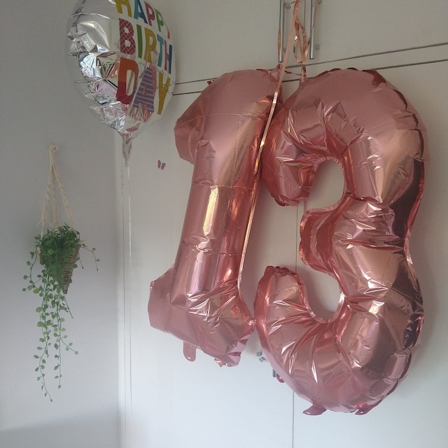 Sweet 16 Decorazioni Per Feste Palloncini Foil Con Numeri In Oro Rosa Ragazza Di 16 Anni Bomboniere Di Buon Compleanno Fornure Per Sedici Anniversario - Foto 11