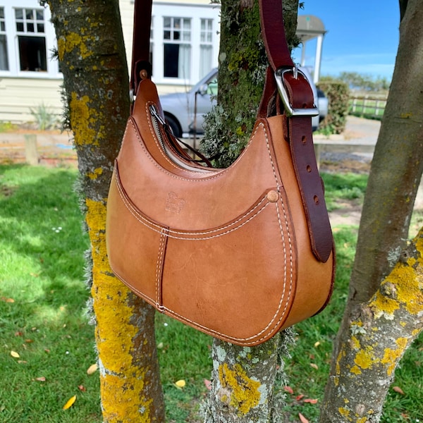 Leather Handbag Pattern PDF, Hobo Shoulder Bag Pattern, Crescent Bag ...