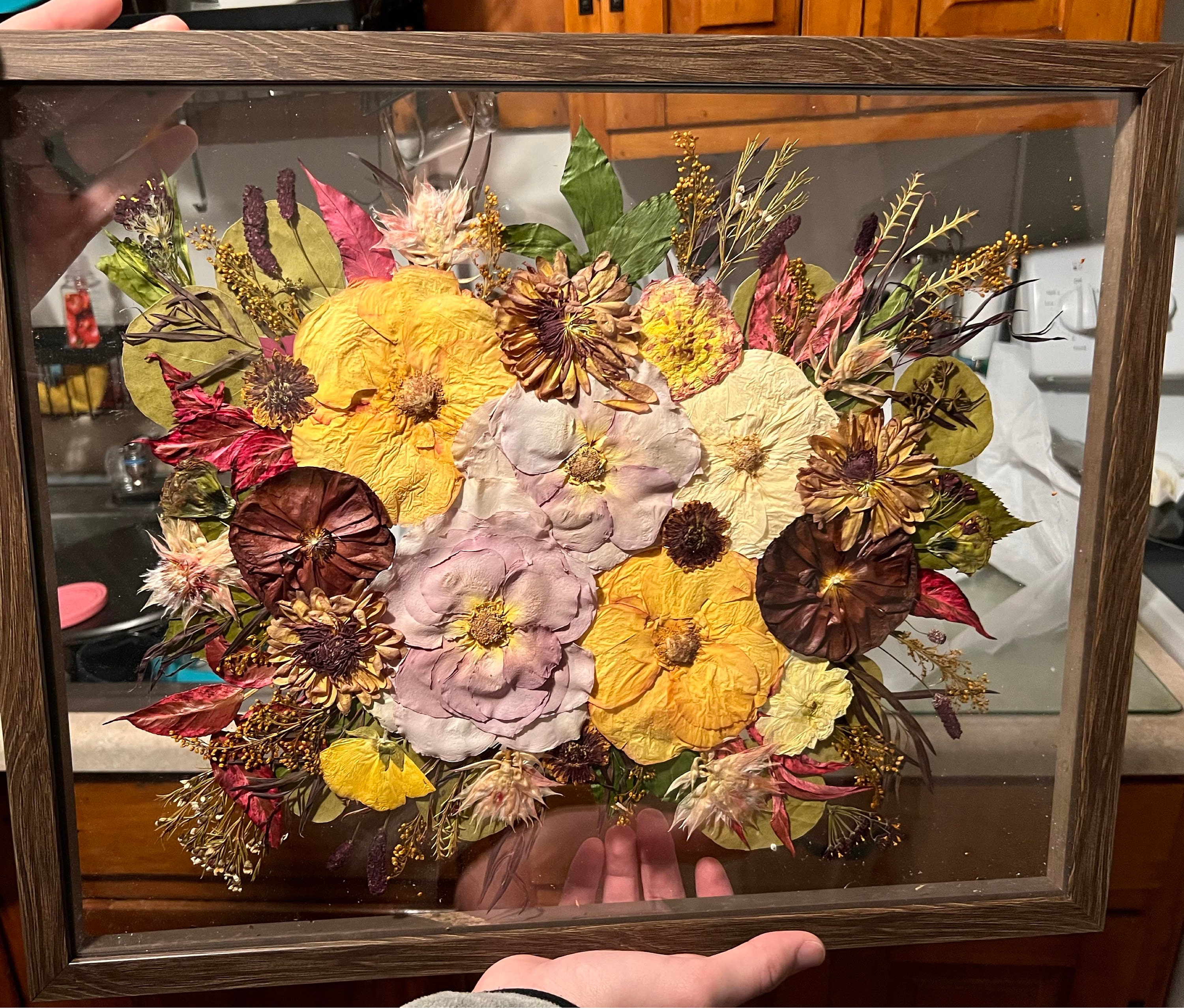 Preserved flowers from Sydney's etsy review