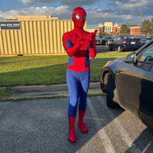 スパイダーマン ブランドニューデイ レプリカ 縫製とカラー生地昇華
