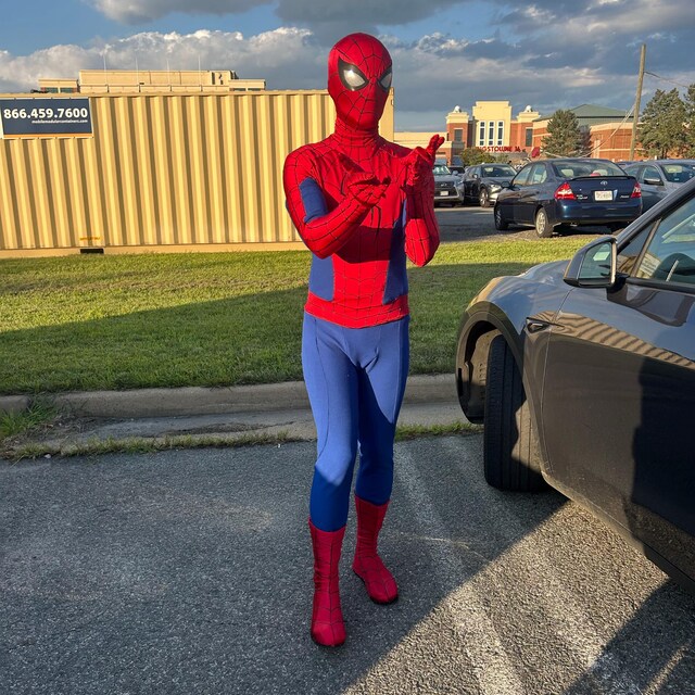スパイダーマン ブランドニューデイ レプリカ 縫製とカラー生地昇華