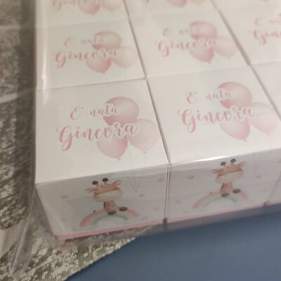 Segna Posto Per Battesimo Personalizzabile Per Bimbo Pronto Per L'utilizzo Stampato Su Cartoncino 300gr PICCOLO PRINCIPE (Modello 5