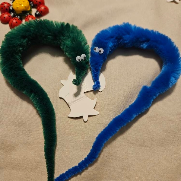 Worms, Magical Worms, Wormies, Worms on a String, Silly Worms, Colorful ...