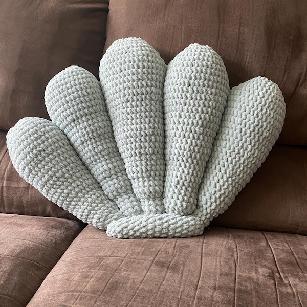 Crochet Pattern for a Shell-shaped Pillow, Pdf File for Download - Etsy