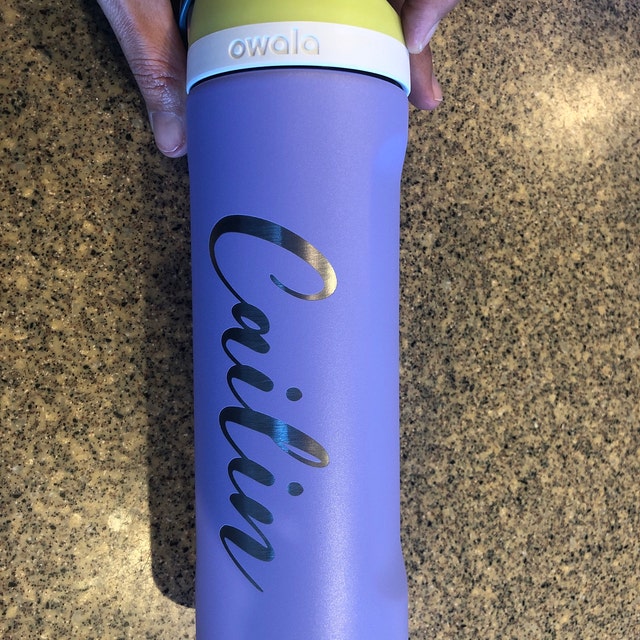 Monstera FULL WRAP Owala Freesip Personalized Water Bottle Insulated  Stainless Steel Laser Engraved Leak Proof Lid Sip or Swig 