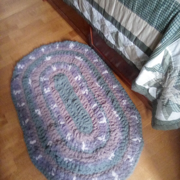 Pattern for Oval Rug, Size of Rug 33x21.6