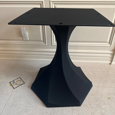 Round Table Base 25 X 25 X H28 for Desk, Round Dining Table, Living ...
