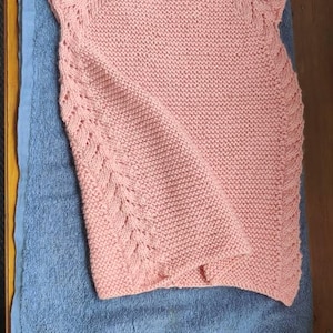 KNITTING Pattern-lil' Rosebud Seamless Top Down Dress
