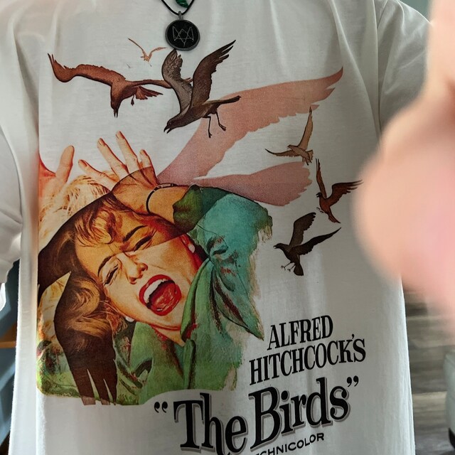 Hanes ヘインズ 1963年 THE BIRDS 映画 ムービー Tシャツ Hanes ヘインズ 1963年 THE BIRDS 映画 ムービー Tシャツ