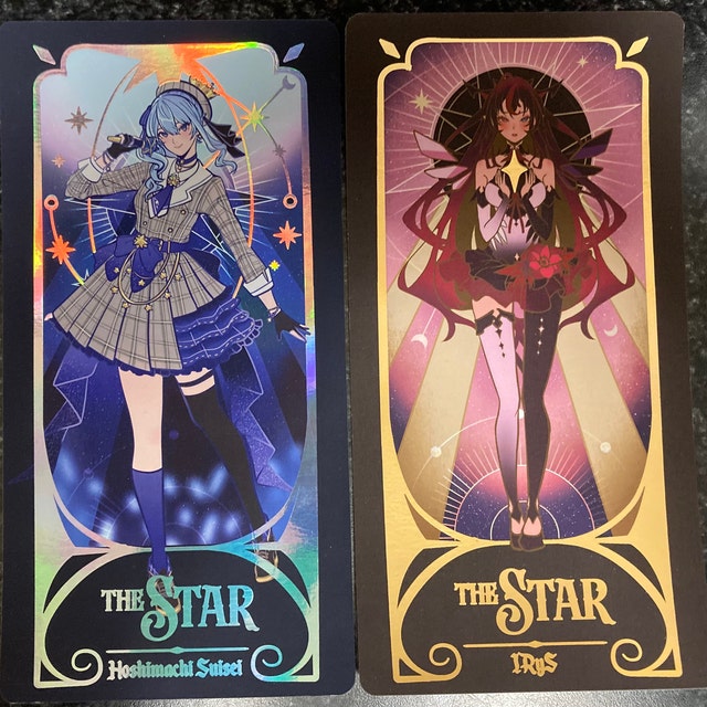 Hololive Suisei Hoshimachi Tarot Inspired Foil Print - Etsy