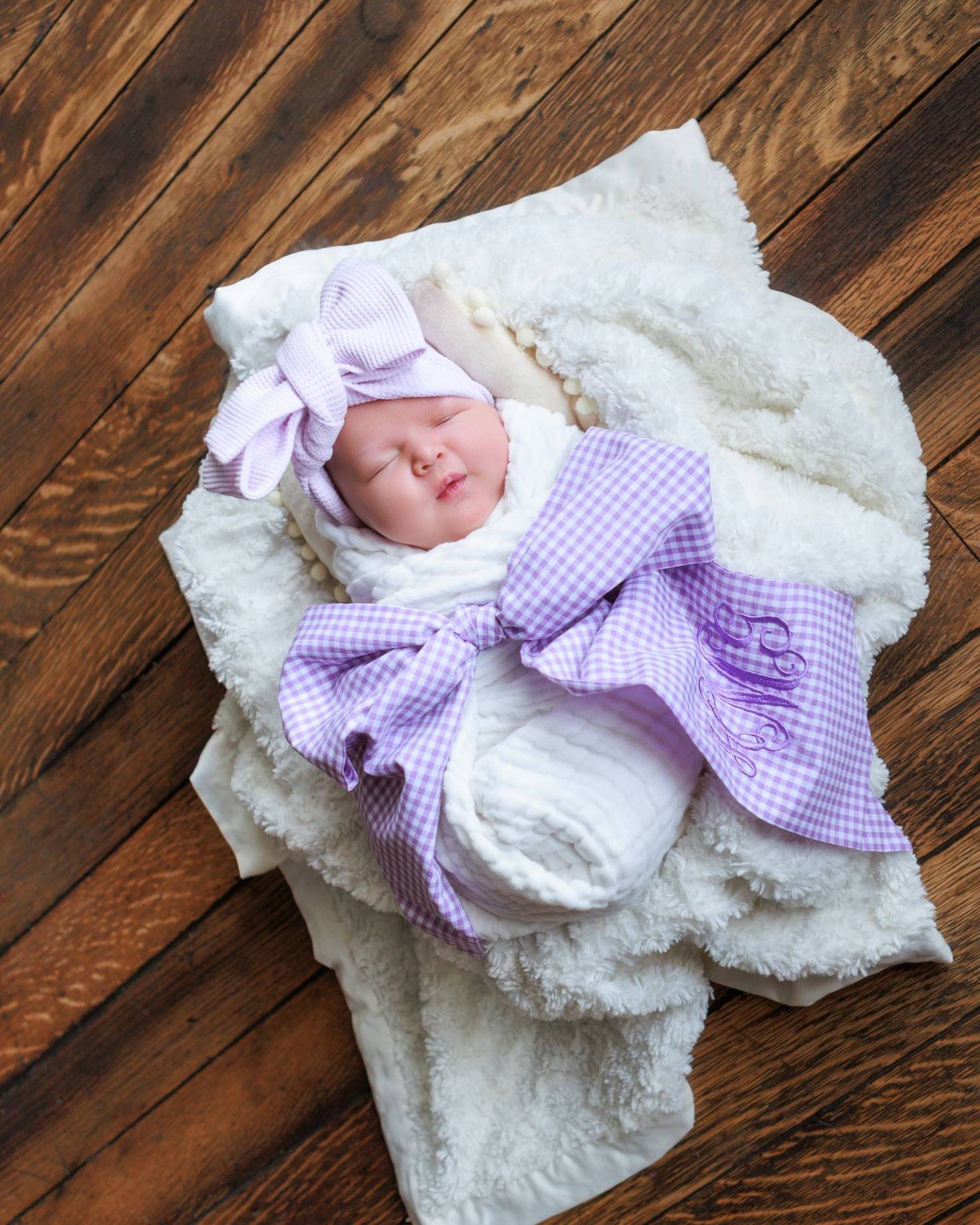 Infant Baby Swaddle Bow