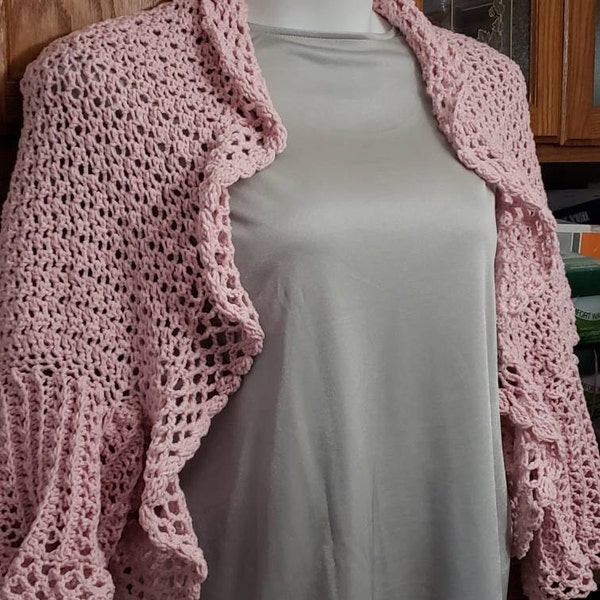 Women's Beige Geometric Self Design Crochet Top