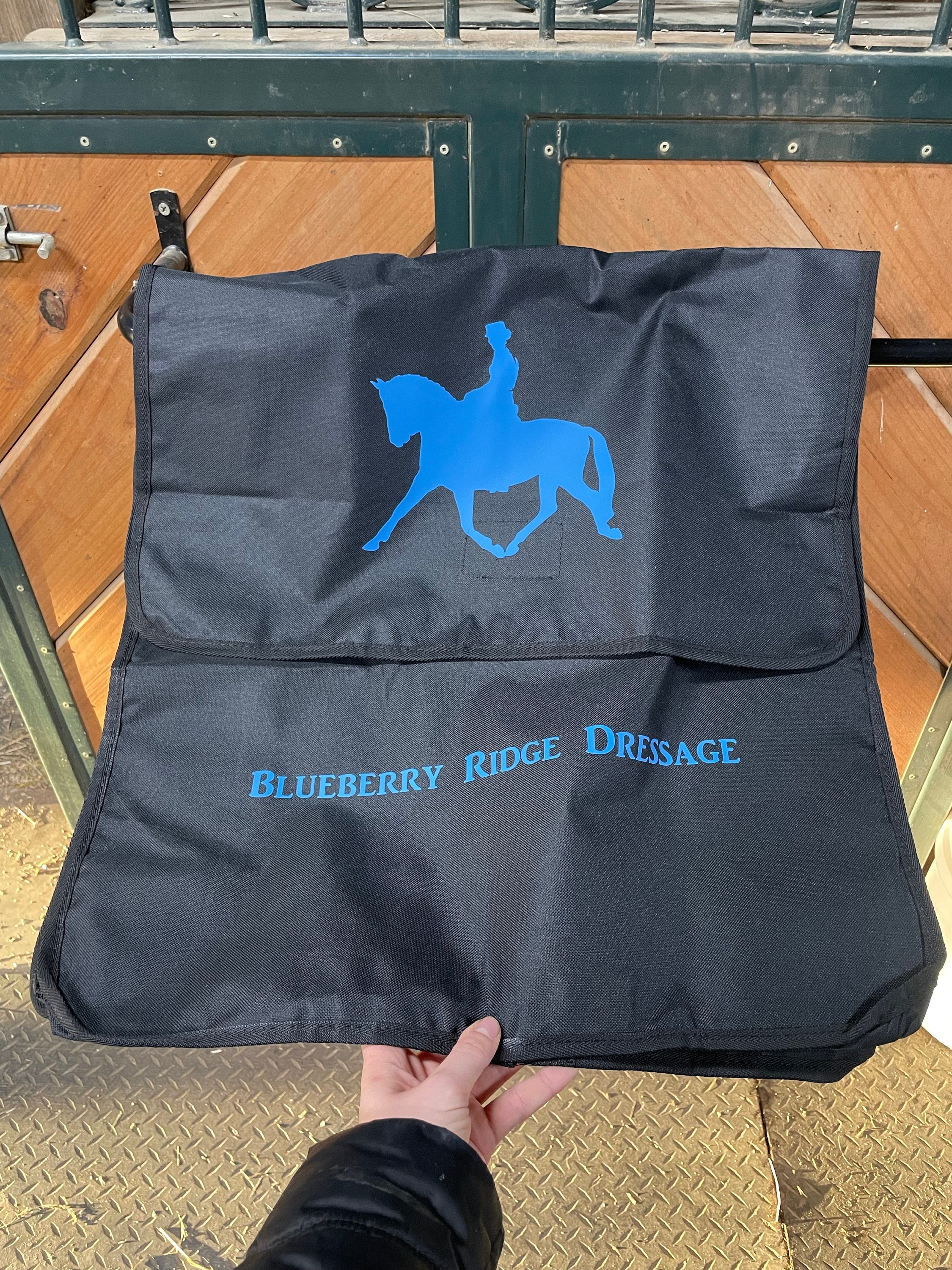 Personalized Horse Blanket Bag, Personalized Horse Supply, Horse Grooming Bag, Custom Horse Tote, Horse First Aid, Hanging Stall Storage Bag