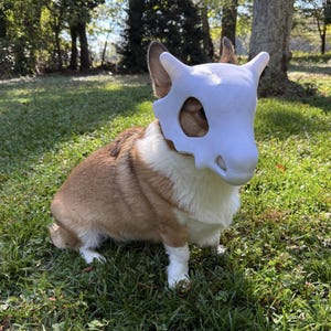キュウコン犬マスク / 恐竜マスク / 犬用コスチューム / 面白い犬用