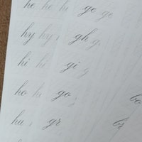 CURSIVE HANDWRITING TUTORIAL - Etsy UK
