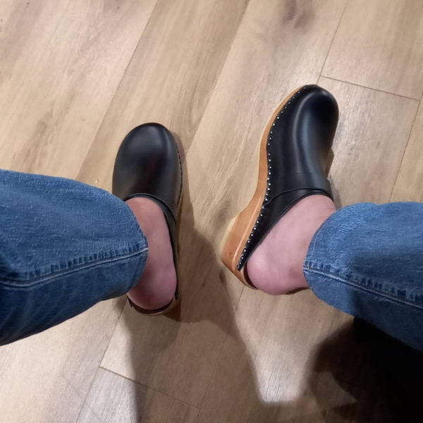 Coconut Shy Vegan Grape Leather Clogs main image 1