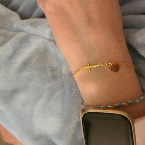 Tiny Cross Bracelet Mini Cross Bracelet, Confirmation Gift for Girl ...