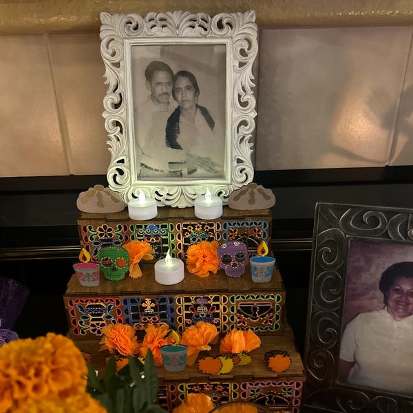 Dia De Los Muertos Day of the Dead Ofrenda Altar (SQUARE) With DIY ...