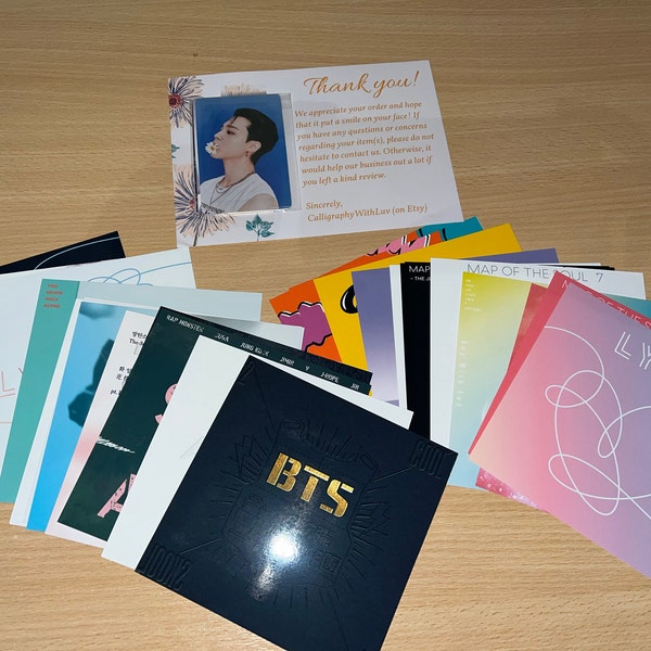 BTS Album Covers Photo Prints for Wall Decor - Etsy