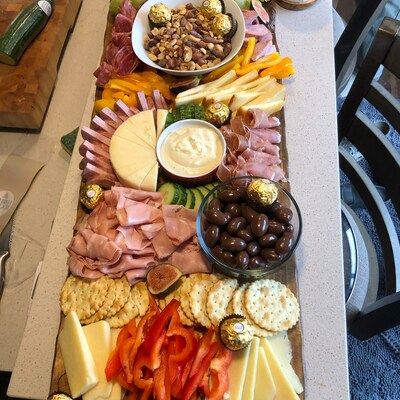 Extra Large Personalized Charcuterie Board XXL Grazing Table Board Meat ...
